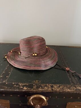 SUNDAY AFTERNOONS Beach HAT SUN GARDEN HAT UPF50+ WOMEN'S MEDIUM Multi Colors